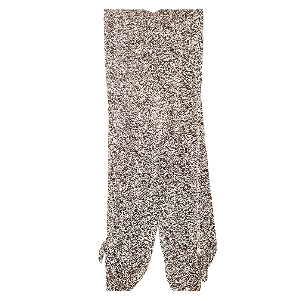 Vanillastar ankle tie animal print pants